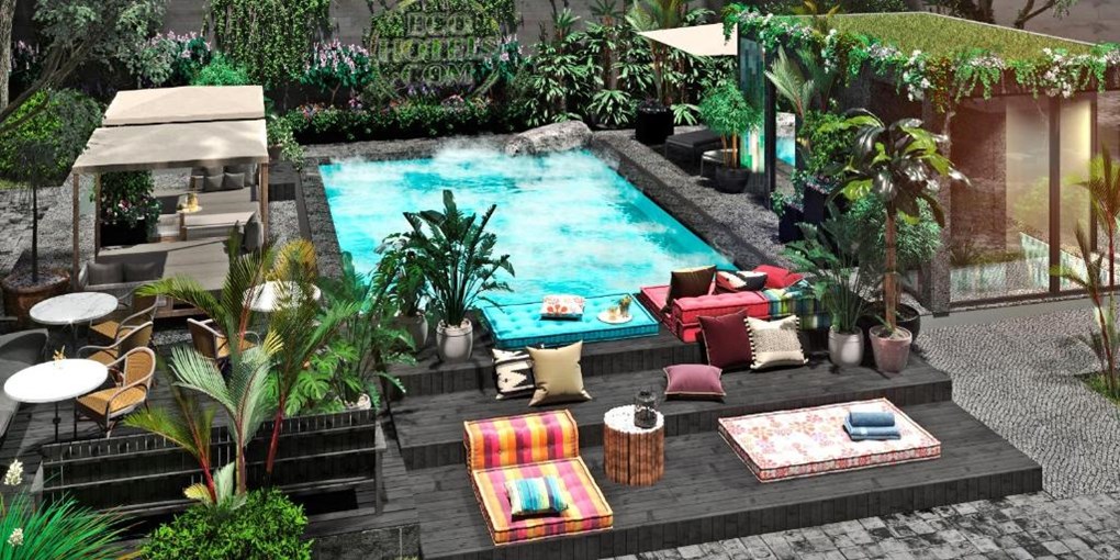 Denne øko-luksusoase ligger på det trendy Islands Brygge, 6 minutters gang fra Københavns havnefront. Hotellet har en udendørs pool i Bali-stil, hyggelig gårdhave og fitnessfaciliteter